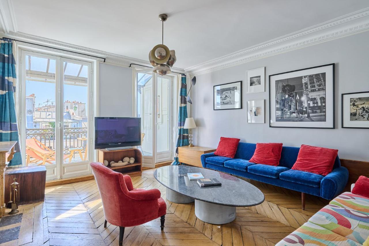 Apartment Center Of Paris With Terrace By Studio Prestige Eksteriør billede