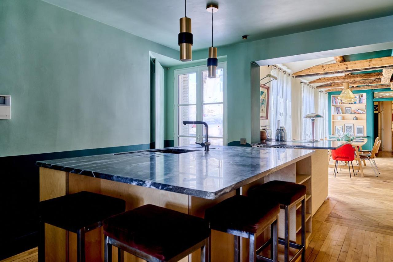 Apartment Center Of Paris With Terrace By Studio Prestige Eksteriør billede