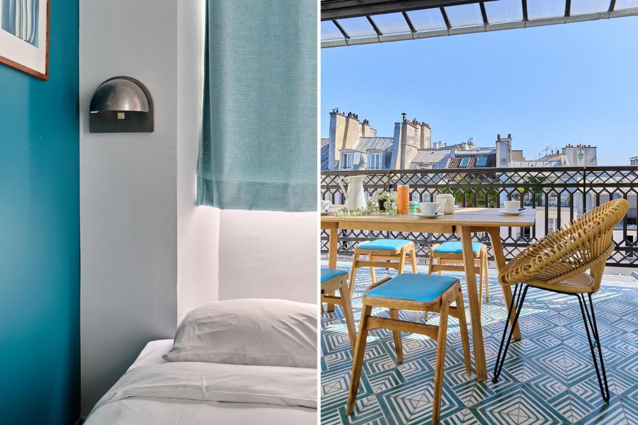 Apartment Center Of Paris With Terrace By Studio Prestige Eksteriør billede